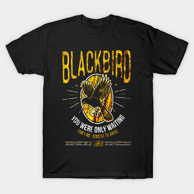 Blackbird T-Shirt by hopeakorentoart